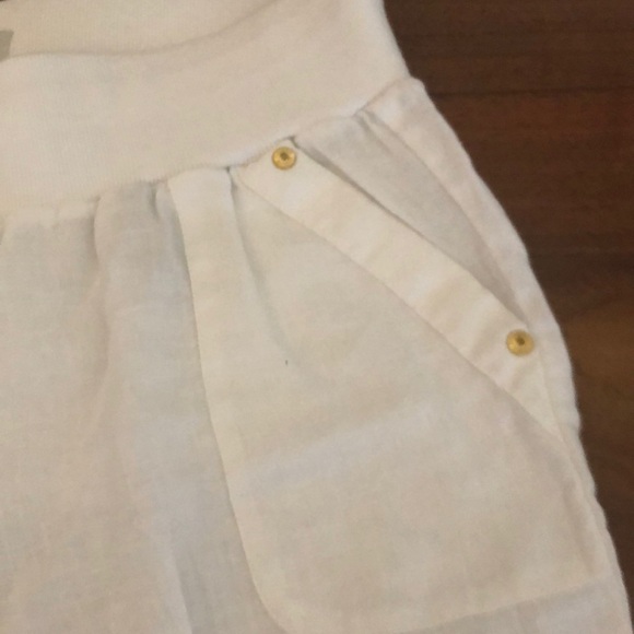 White linen crop - Picture 2 of 4